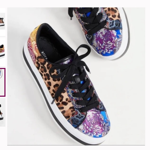 Alice + Olivia Women’s Ezra Leopard Sneakers - Picture 4 of 7